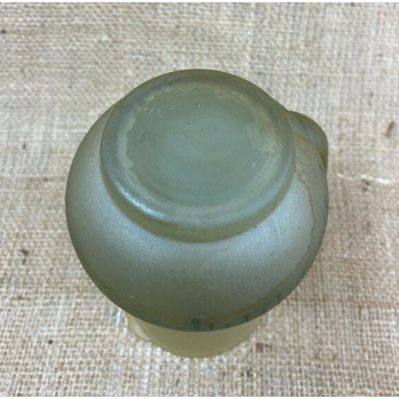 Al-Rama Israel Small Pitcher Frosted Art Glass - Picture 5 of 9